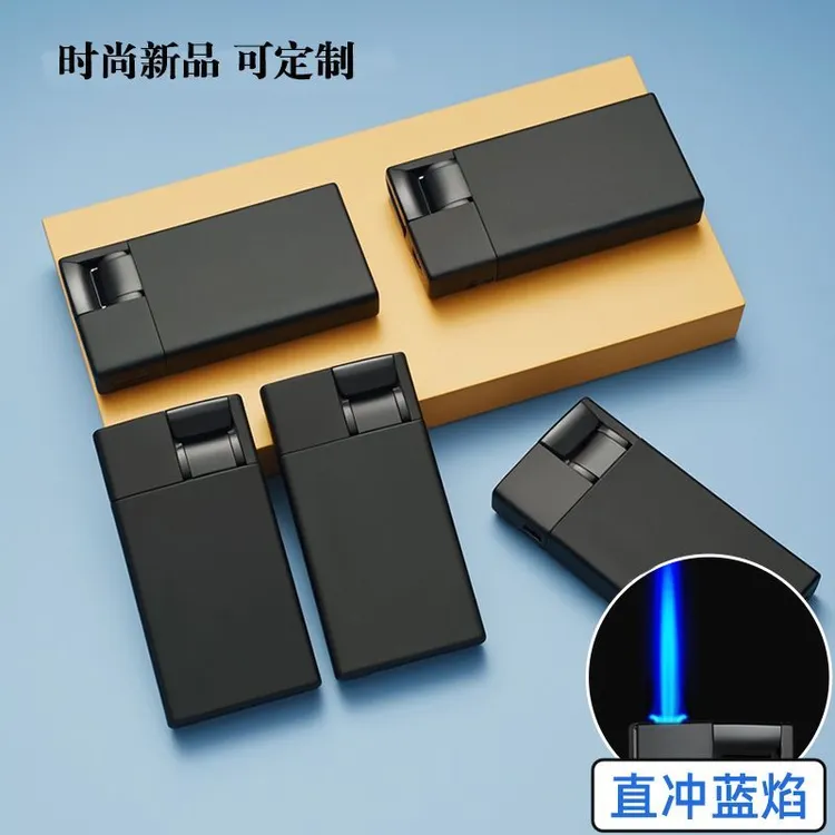 高端50支金属直冲防风打火机新品商务一次性定制订做刻字广告批发