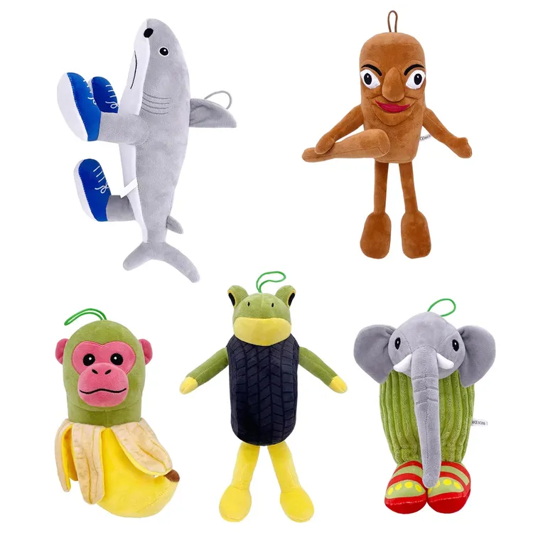 tungtungtungSahur通通通木棍人鲨鱼公仔玩偶美国山海经毛绒玩具