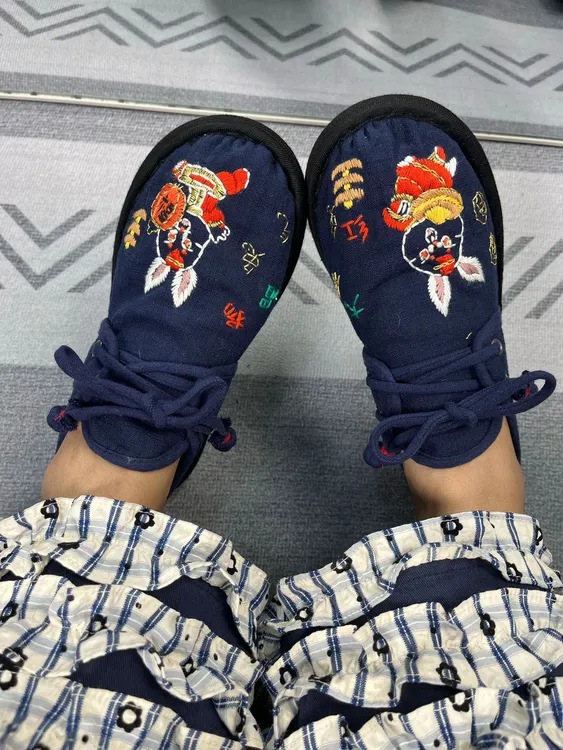 布语千层【大展宏图】四季款手工千层底休闲养脚舒适透气百搭布鞋