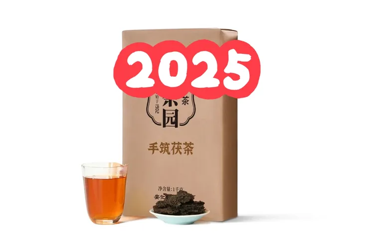 湖南安化黑茶金花茯砖茶单片装