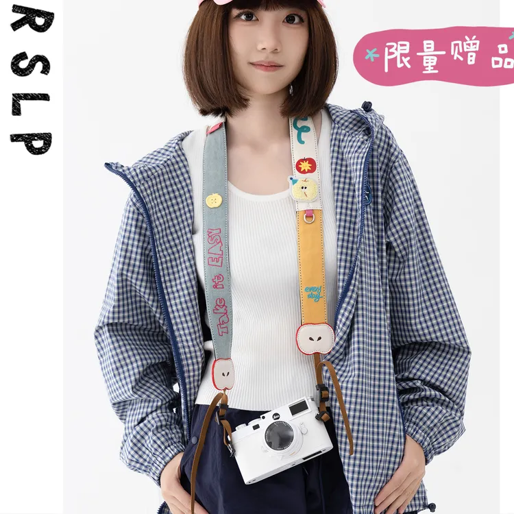 若素良品2025新款多功能运动相机手机微单反拍立得挂脖绳肩背包带