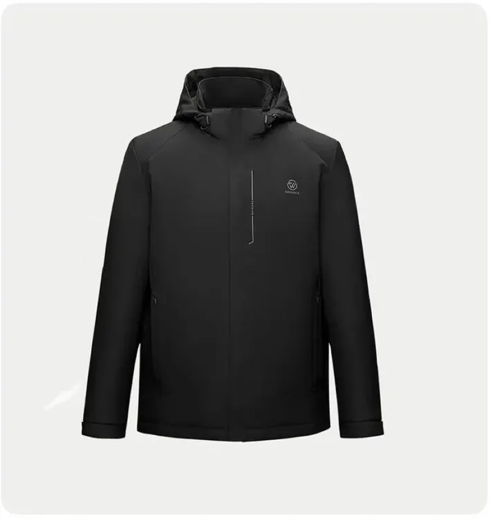 H家羽绒服剪标品牌撤柜男士外穿防水厚款休闲防风锁温加厚