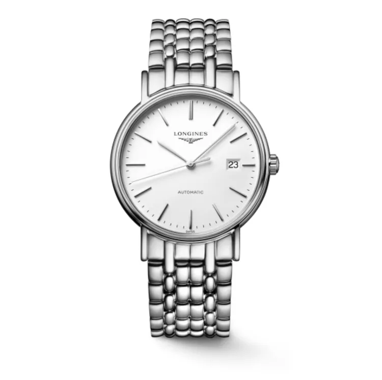 99新 Longines/浪琴 瑰丽921/38.5mm/男士机械腕表简约
