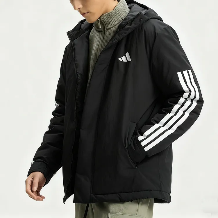 Adidas阿迪达斯男装棉服2025秋冬户外加厚保暖棉衣夹克外套JY8303