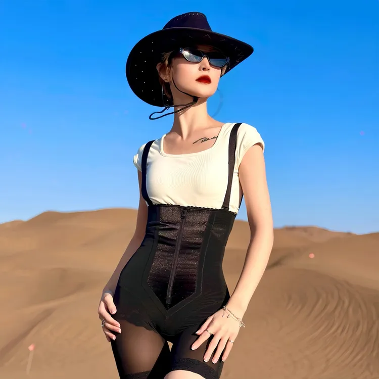 NAYIHAN新款肩带高腰提臀裤