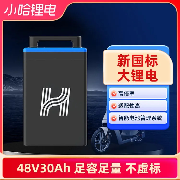 小哈锂电池48V30AH磷酸铁锂电池