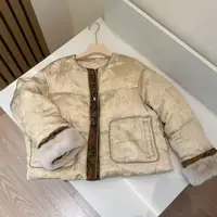 豆子推荐【倾国倾城】YA6958 冬季气质复古提花新中式羽绒服外套