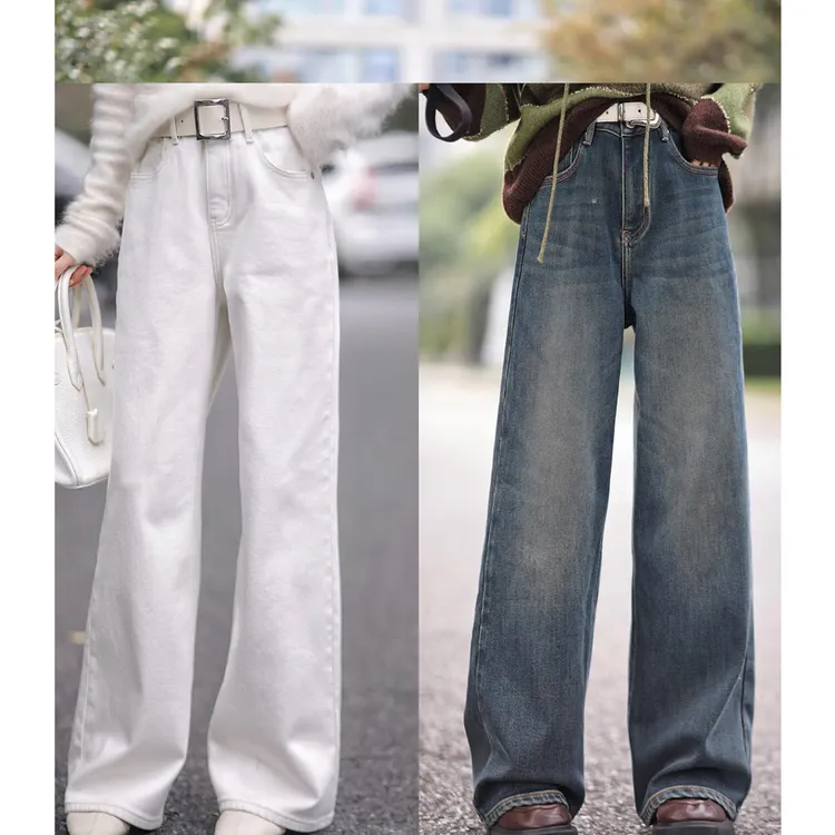 【赵大喜】现货！长腿秘籍-加绒牛仔裤 | 牛仔棉 高腰