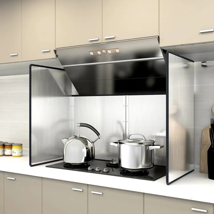 【新人补贴】不锈钢挡油板炒菜隔热防溅烫隔油烟板可折叠灶台挡板厨