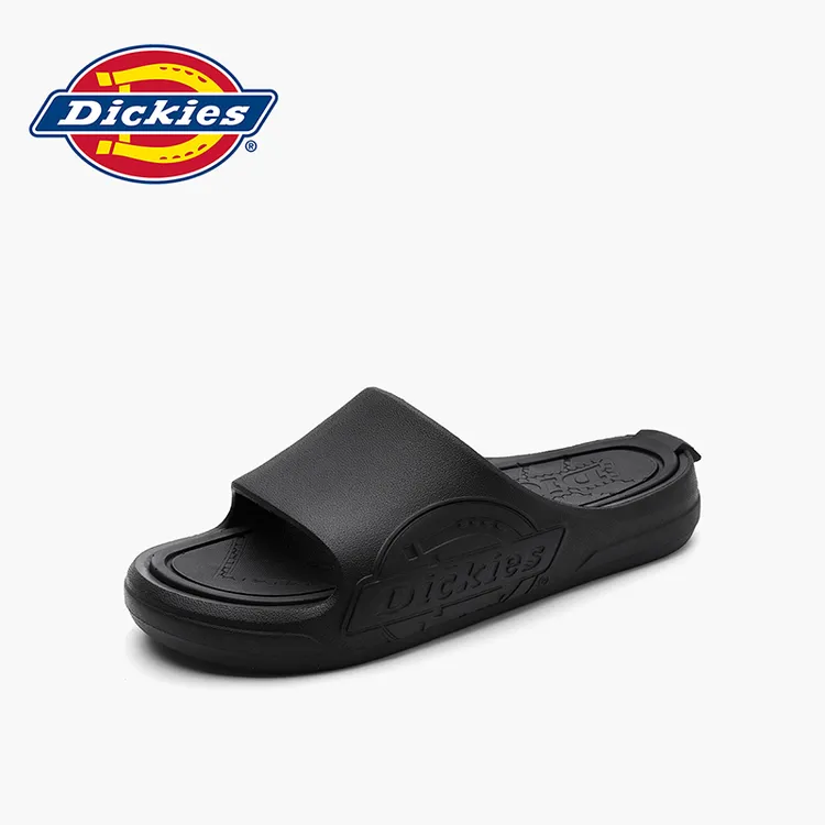 Dickies秋季时尚潮流防滑速干沙滩一字拖休闲拖鞋男士厚底拖鞋