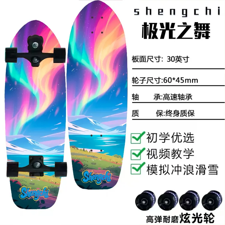 陆地冲浪板弹簧转向桥免蹬地适合初学者男女练习板