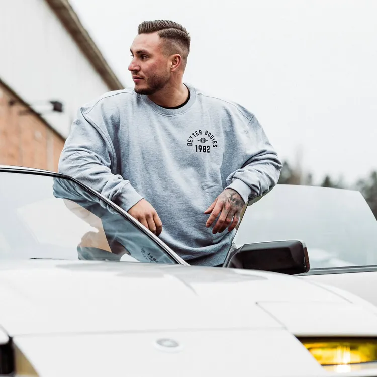 新款秋冬GASP健身长袖大码健美运动训练保暖休闲卫衣欧美打底衫潮