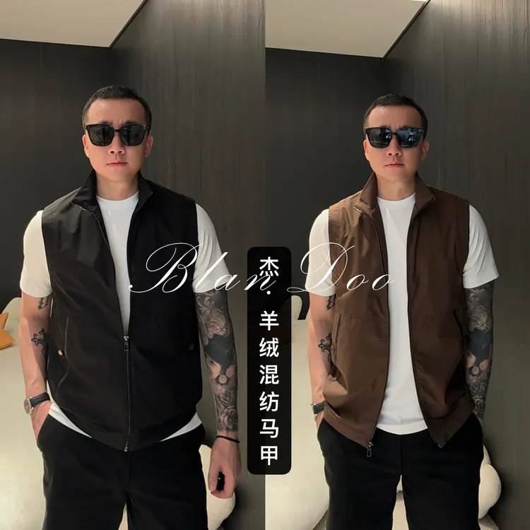 BLANDOO “轻暖有型” Z系男士时尚百搭马甲外套5BD28