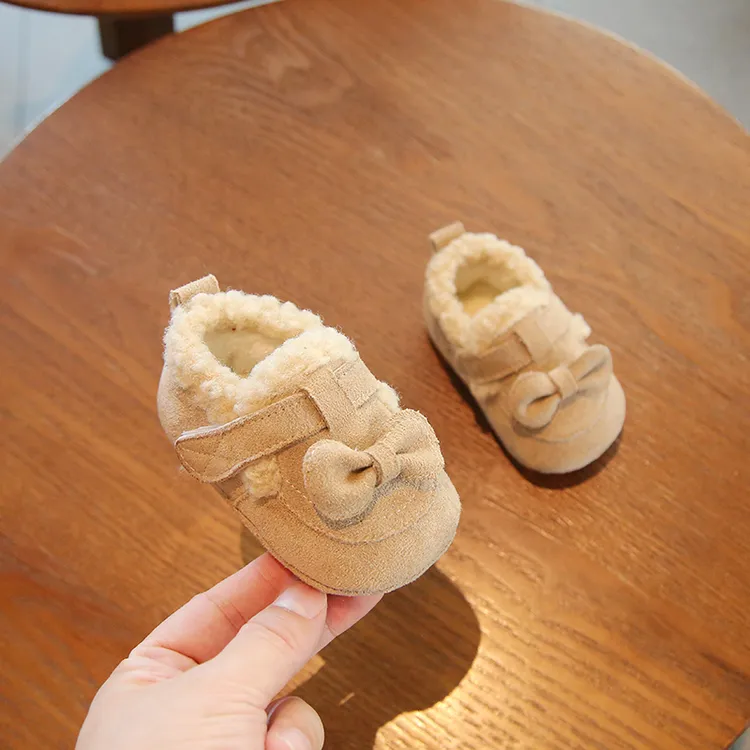 2025冬季婴儿棉鞋勃肯一岁女宝宝学步鞋软底6到12个月婴幼儿鞋子8