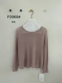 鑫燃KIKI 美丽诺羊毛圆领镂空针织衫 3968 PF