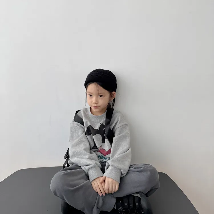 miniwhy25秋*海外设计师限定系列 | 韩国制造 | 穿靴子的企鹅卫衣