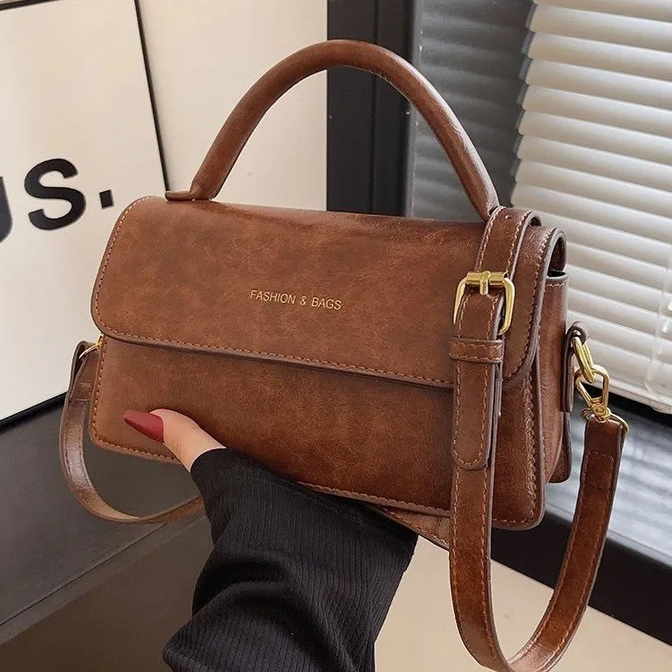 复古小包包百搭2025新款时尚春秋单肩斜挎包高级感女士手提小方包