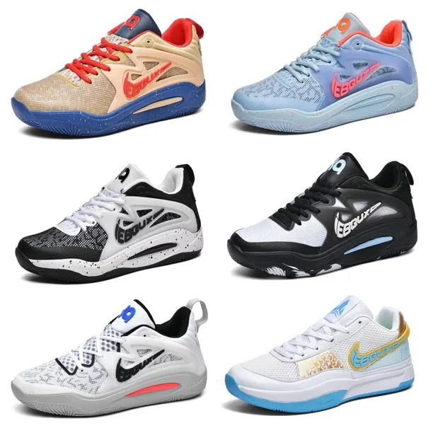 兰特kd学生党实战透气防滑低帮耐磨篮球鞋训练鞋休闲球鞋摩擦有声