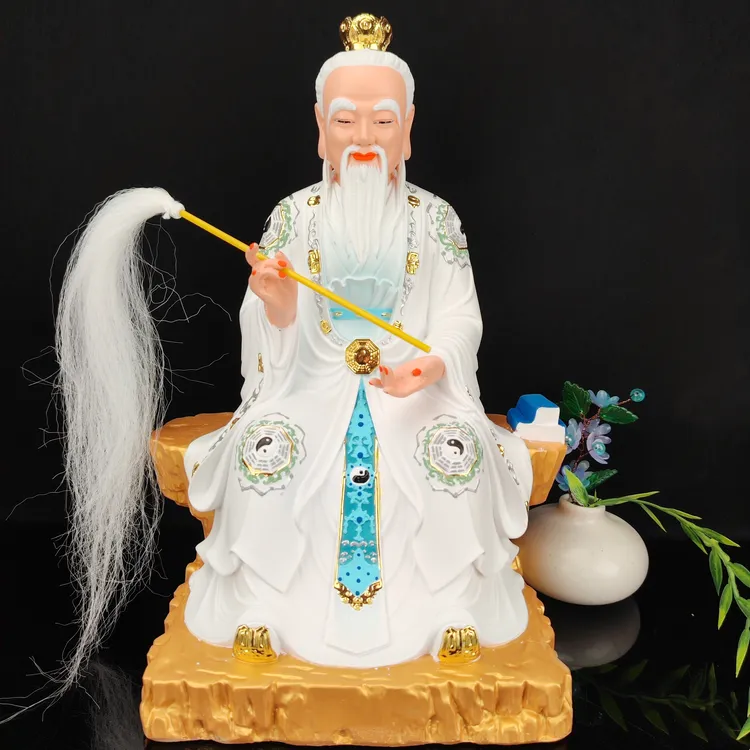 创意高档工艺品太上老君像鸿钧老祖像太白金星家用供奉摆件包邮