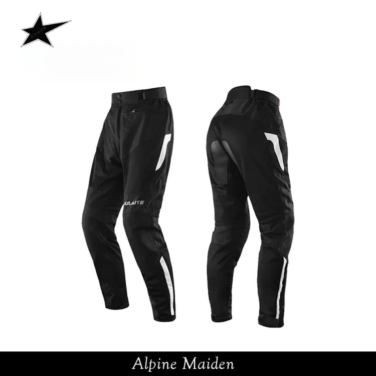 A星Alpine Maiden摩托车冬季骑行裤男女防风防摔保暖户外带护具裤