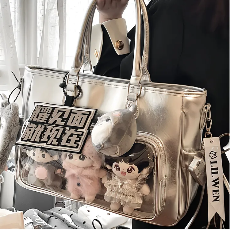 周胖胖自制演唱会藏灯牌支架包包藏应援物神器新款大容量双肩痛包