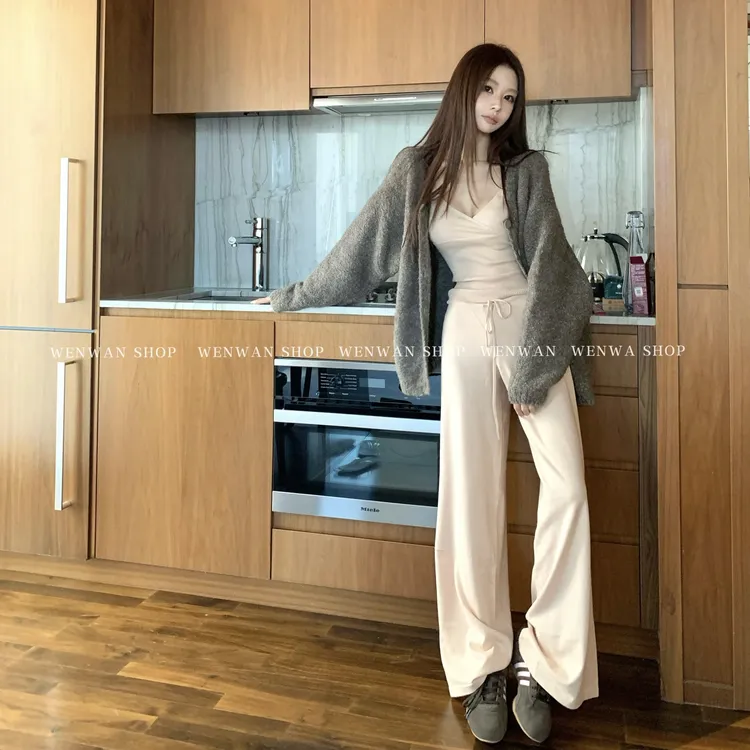 双十一狂欢价！【原地圈粉】舒适感满分套装（吊带+长裤）