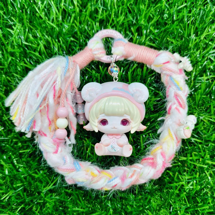 正版萌粒包挂手机链手工创意DIY饰品