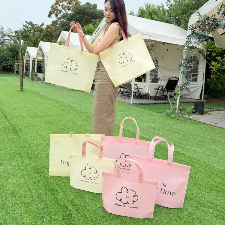 无纺布环保袋男女服装店袋子定做LOGO精致礼品包装袋定制购物袋大