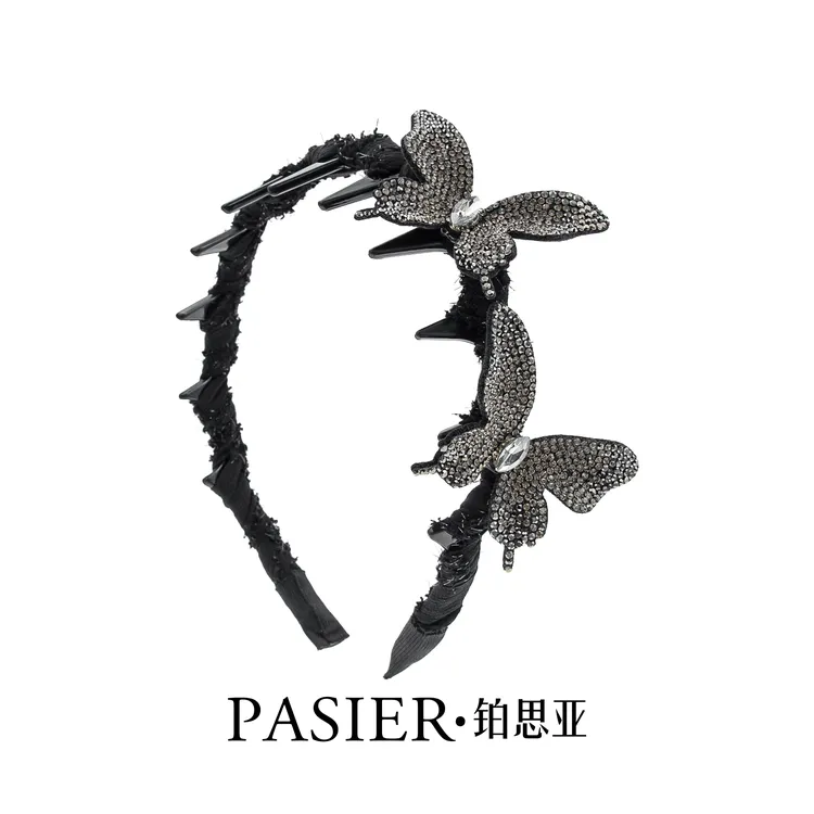 赫本王妃 蝶语 法式优雅气质小香风发箍轻松打造高颅顶NN176