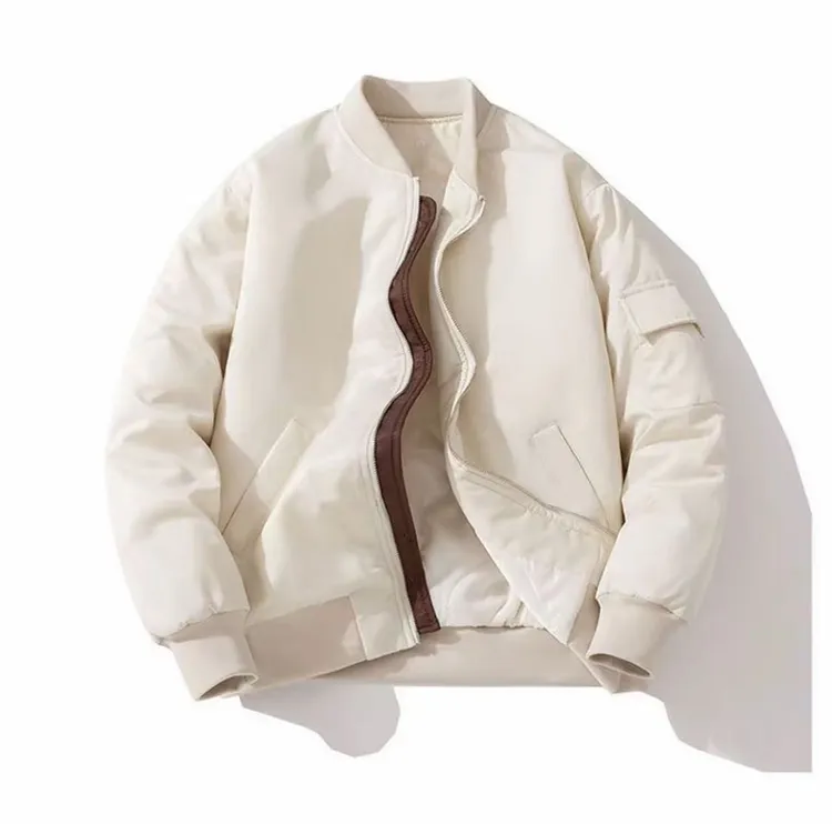 原厂工艺 短款美式休闲老钱秋冬百搭保暖夹克立领夹克