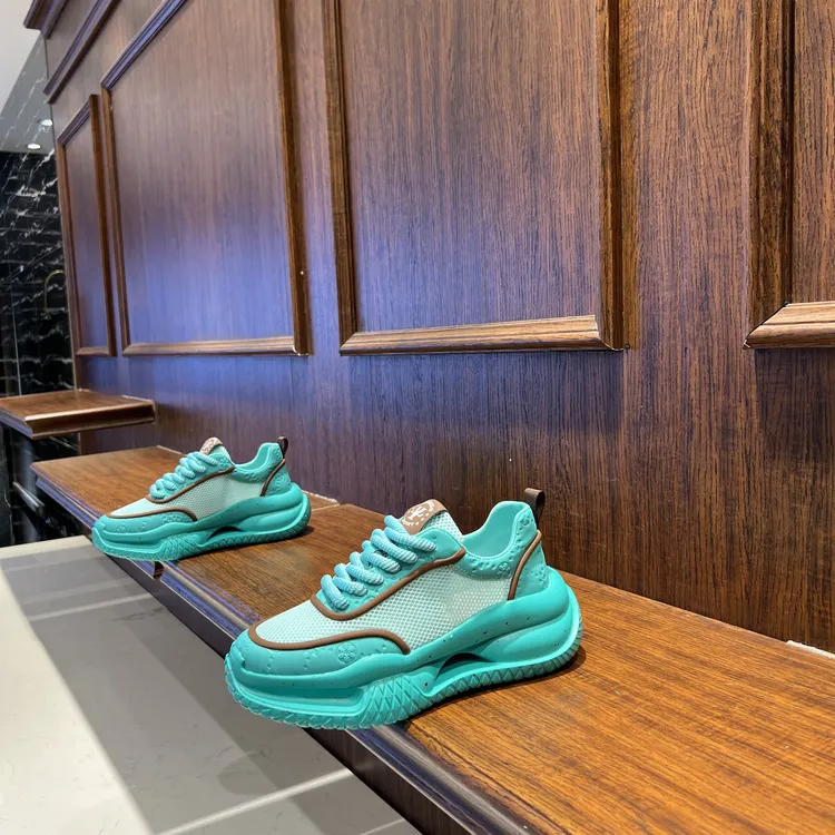 夏季新款男鞋时尚休闲百搭透气老爹鞋厚底鞋子网面潮鞋