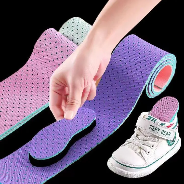 自由剪防臭透气鞋垫男女超软久站不累宝宝儿童鞋垫子加厚软弹吸汗商品图