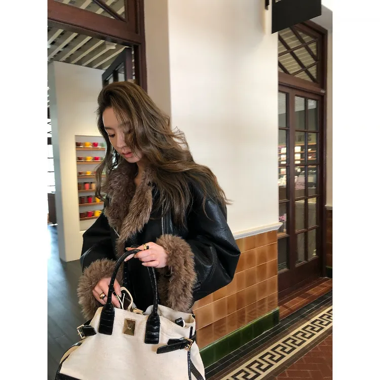 ZHAIAIAIA【寒冬庇护所】秋冬新款流行高级显贵翻领外套W39914GK54