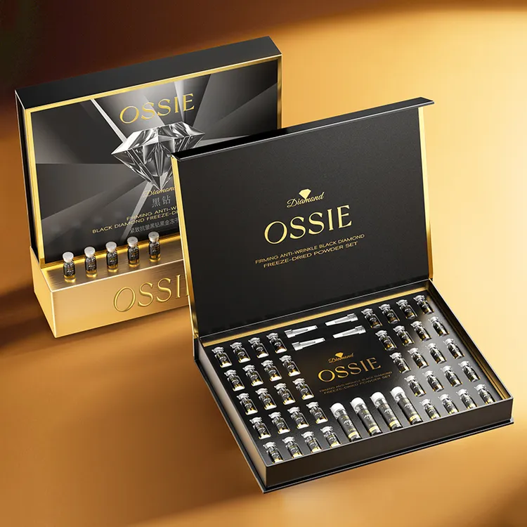 OSSIE紧致抗皱黑钻黑金冻干粉套盒