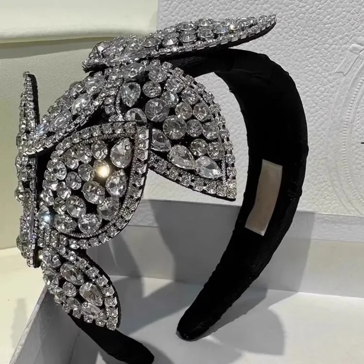 发箍发饰头箍重工满钻欧美风饰品民族风宽边气质轻奢优雅百搭时尚