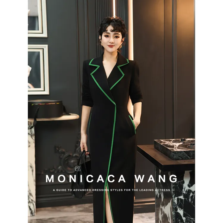 【莫妮卡卡】2025秋季新款时尚休闲百搭显瘦收腰大衣外套ZJL99921