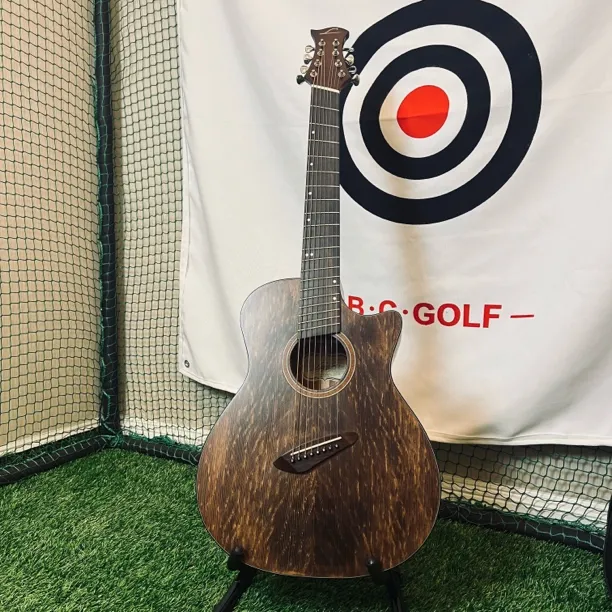 现货LegatorH8Helio8弦扇品多音阶固体带fishman拾音器原声吉他