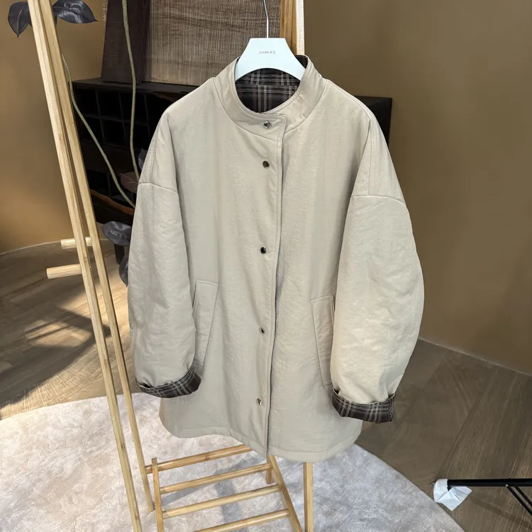 【大头韦韦】冬季加厚双面穿格子棉衣外套785228