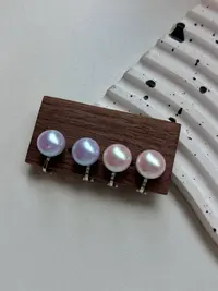 铜合金仿珍珠耳饰 「漂亮的珍珠耳夹」流光溢彩显气质不夹耳朵耳夹