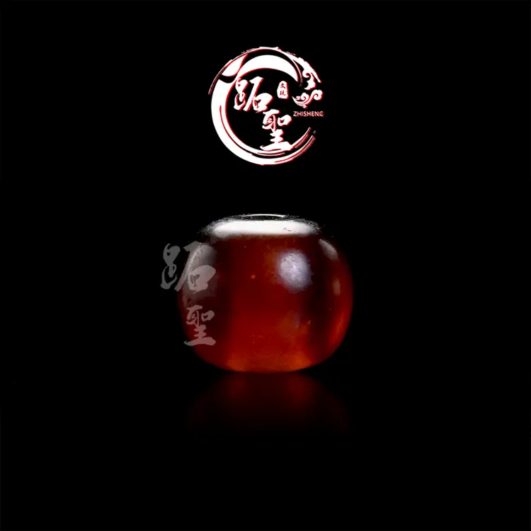 8MM石榴石老型桶珠单珠文玩椰蒂手串手链配饰配珠散珠腰珠