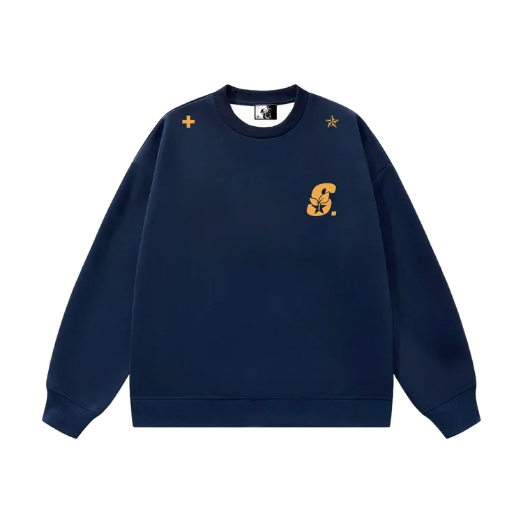 NST X STA发芽计划秋季联名基础百搭潮牌圆领卫衣加厚男女同款