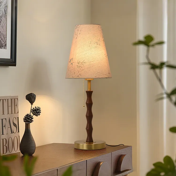 大观园卧室桌面台灯中古风书房装饰法式复古氛围护眼床头灯I138