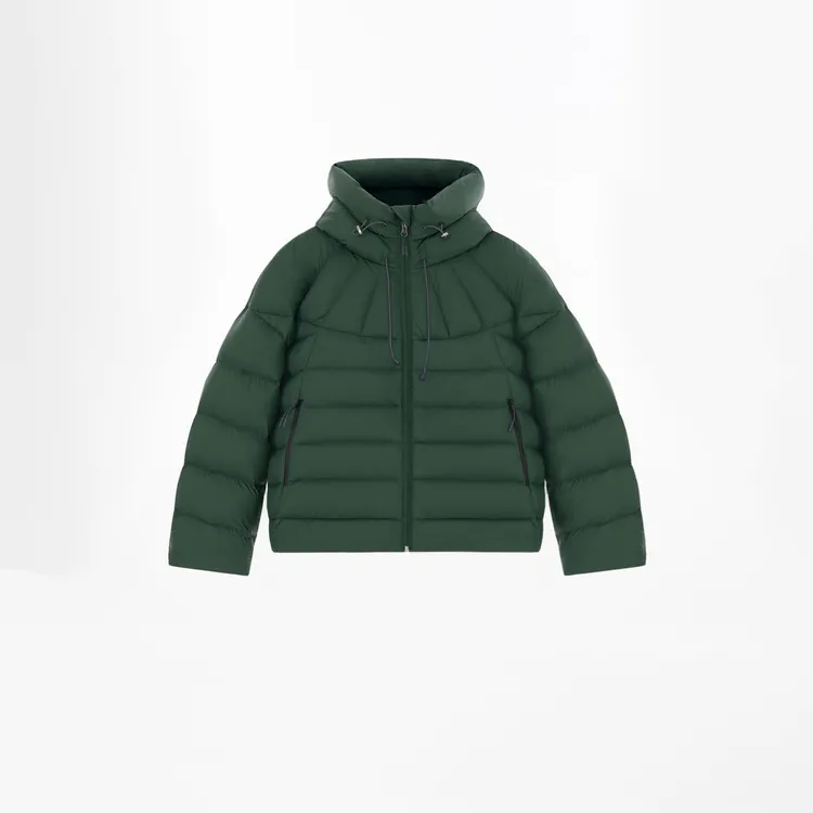 几里与麻 连帽宽松排骨羽绒服 衣长59胸围135 2113042