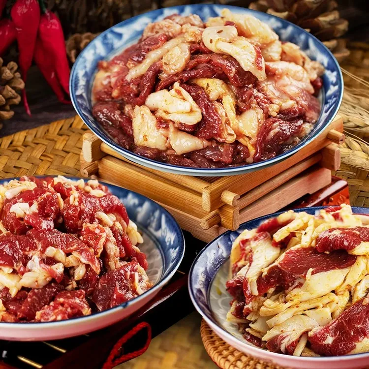 齐齐哈尔梅里斯烤肉家庭烤肉5/9袋送牛肉蘸料