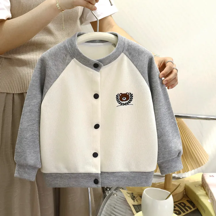 儿童针织开衫秋季新款2025男童外套卡通上衣女童衣服秋装宝宝童装