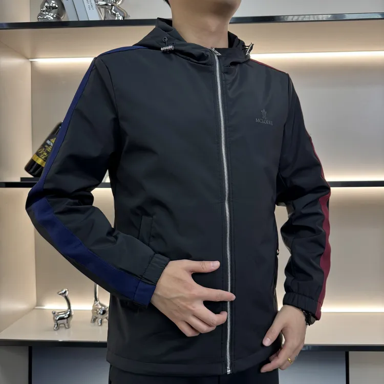 25288连帽秋冬男士新款标准时尚潮流休闲高品质设计感夹克