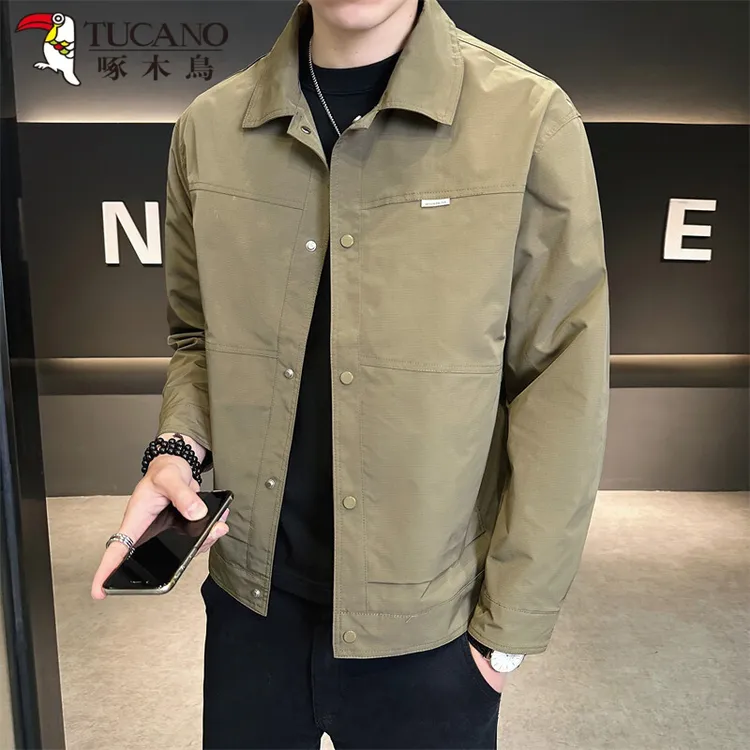TUCANO/啄木鳥春季办公正装外套翻领夹克百搭简约上衣帅男装