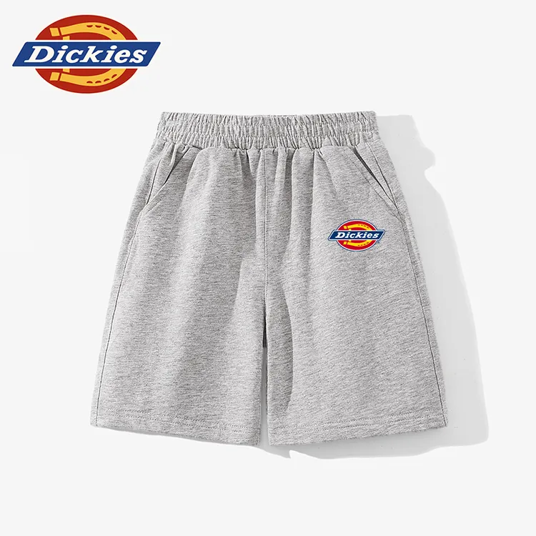 Dickies童装儿童裤子夏季男童纯棉透气薄短裤男孩2025新款运动裤