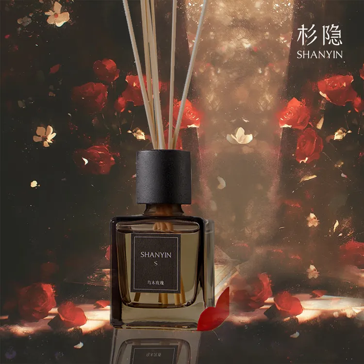 拍一发二乌木玫瑰无火香薰精油松弛感家用居家香氛