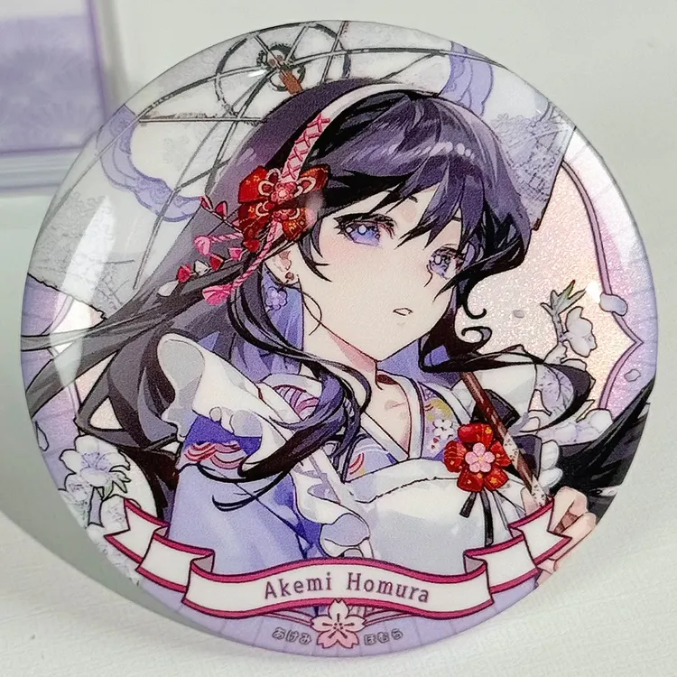 【种葱日记】魔法少女小圆魔圆咖啡厅晓美焰同人谷子吧唧徽章拍立得
